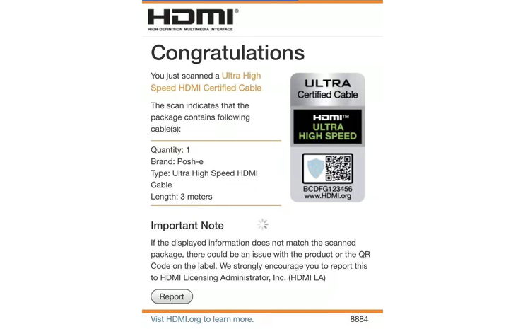 HDMI2.1標簽