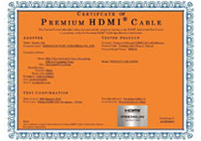 PREMIUM HDMI 認證