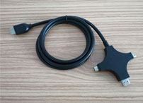 hdmi線（十字形）展品定制，從零制作的pcb電路板內(nèi)部電路