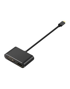 2口USB Type-C擴(kuò)展塢鋁合金