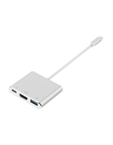 3口USB Type-C擴展塢鋁合金