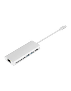 6口USB Type-C擴(kuò)展塢鋁合金